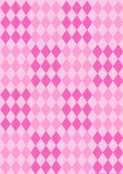 Pretty in Pinks on Pink Harlequin Large