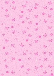 Pretty in Pinks on Pink Butterflies & Flowers
