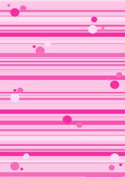 Pretty in Pinks on Pink Stripes & Dots Paper