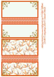 Two Square Scroll & Lace Card Bases