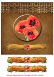 Poppy & Lace 8x8 Inch Topper