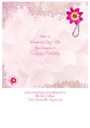 Dhalia Gem Insert Nan Birthday