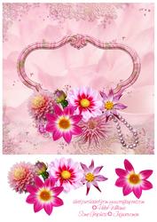 Dhalia Gem 8x8 Inch Card Front.