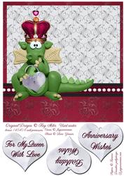 Dragon King 8x8inch Topper
