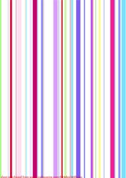 It's All Gone a Bit Stripey Pinks & Purples