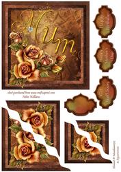 Autumn Roses for Mum Corner Stacker
