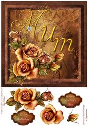 Autumn Roses for Mum Step by Step