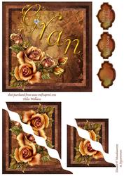 Autumn Roses for Gran Corner Stacker
