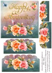 Rosy Glow Anniversary Bottom Stacker