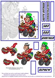 Quad Bike Maximum Mud Card Front 6inch Step by Step