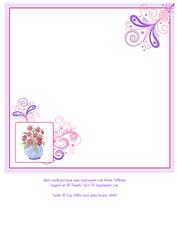 Pot of Flowers Insert Plain