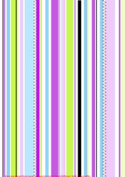 Stripes & Stitches Background Paper Blacks, Lilac & Green