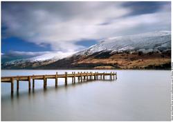 Scottish Mountain & Jetty A4 Topper