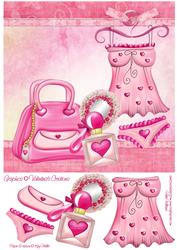 Pretty in Pink Camisole & Bag Step by Step