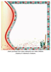 A Woman's Work Domestic Goddess Insert Broom and Bucket