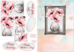 Pink Anemone Blush A5 Pyramid