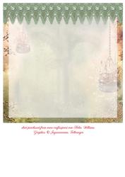 Pearls & Lace in Pastel Green Insert