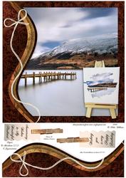Swirl Border & Painters Easel Jetty & Mountain Topper