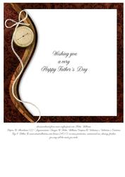 Swirl Border & Compass Insert 8x8inch Father's Day