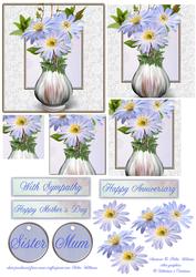 Lilac Anemone & Lace Step by Step & Pyramid