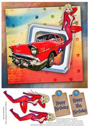 Chevvy Beauty 8x8inch Card Front