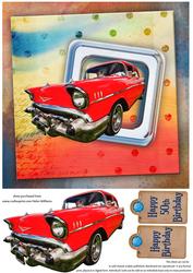 Chevvy 8x8inch Card Front