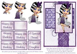 1920's Frieda Flappa 7x5inch Step by Step