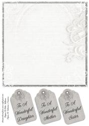 Grey Ink Saving Insert 8x8inch
