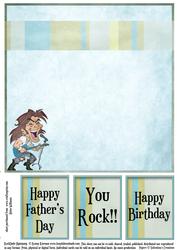 Guitar Rocker 8x8inch Insert