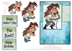 Guitar Rocker 7x5inch Step by Step