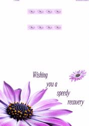 Speedy Recovery Card Sh0044
