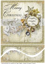 Golden Christmas Daughter & Daughter-in-law Swirl Stacker