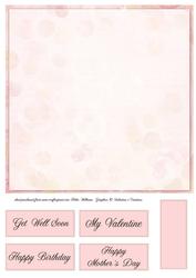 Pink 8x8inch Insert