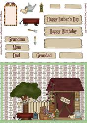 Gardening Roses & Herbs Card Front