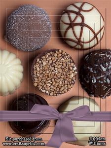 Chocolates Card Kit: Pyramage, A4, A5