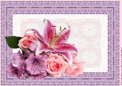Lily & Rose Lace A4 Topper