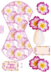 Polyanthus Step by Step Wobble Card