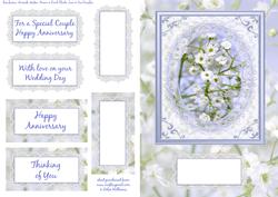 Gypsophila Wedding / Anniversary Card