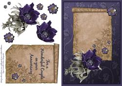 Luxurious Purple Anemone Step by Step