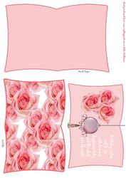 Pink Rose Trio Birthday Book