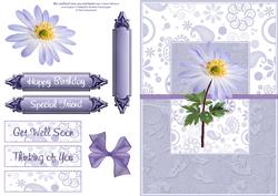 Lilac Anemone Card Front