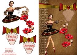 Ballerina & Anemones