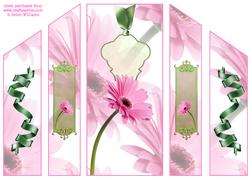 Pink Gerbera Theatre Panels.