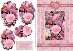 Pink Bouquet Romantica Pyramid
