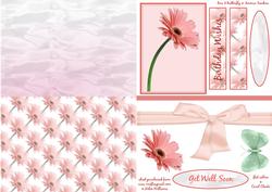 Peach Gerbera Topper Mini Kit