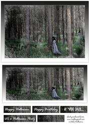 If You Go Down to the Woods Today Halloween Toppers
