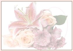 Lily & Rose Bouquet Insert