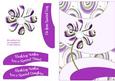 Purple Floral Swirls Step by Step