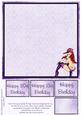 Sexy in Purple & Lace 8x8in Insert