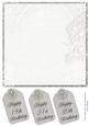 Grey Insert & Tags 8x8inch